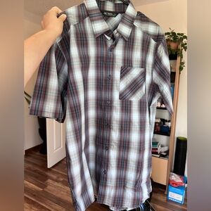 NWT Arcteryx Men’s Peakline Short sleeve button down